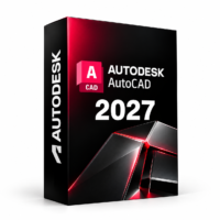 Home autocad 2027 product box mockup