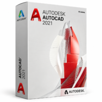 Home autocad 2021 software box mockup